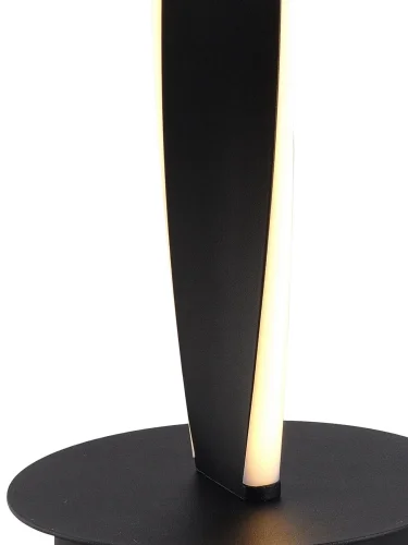 Настольная лампа LED LAMPS 81342/1T Natali Kovaltseva белая на 1 лампу, основание чёрное металл в стиле хай-тек фото 2